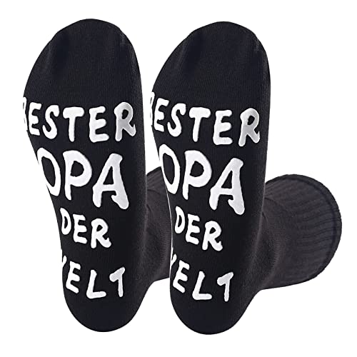 Crate Lustige Socken für Männer, Lustige Geschenke für Männer, Geburtstagsgeschenk für Männer, Lustig Gaming Opa Socken, Vatertag geschenke für männer Opa Papa,Weihnachtsgeschenke von Crate