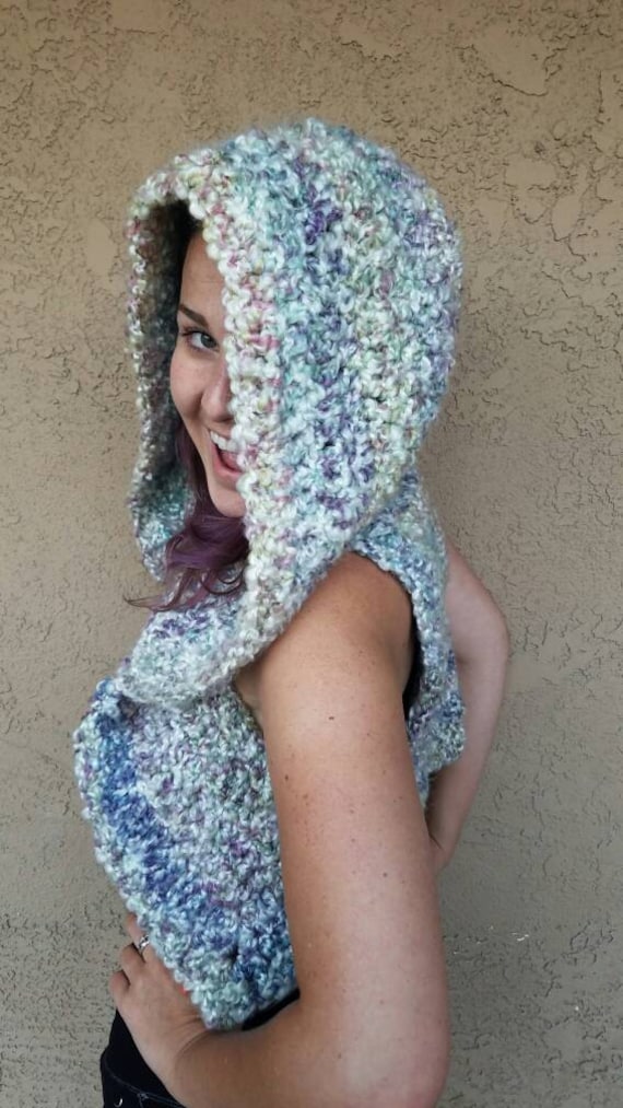 Einhorn Kapuzenweste/Rave Top Festival Weste Craycray Gehäkelt von CrayCrayCrochetbyEM