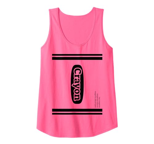 Damen Crayon Hot Magenta Group Kostüm Tank Top Damen Crayon Hot Magenta Group Kostüm Tank Top von Crayon Label Group Costume by J. Walker