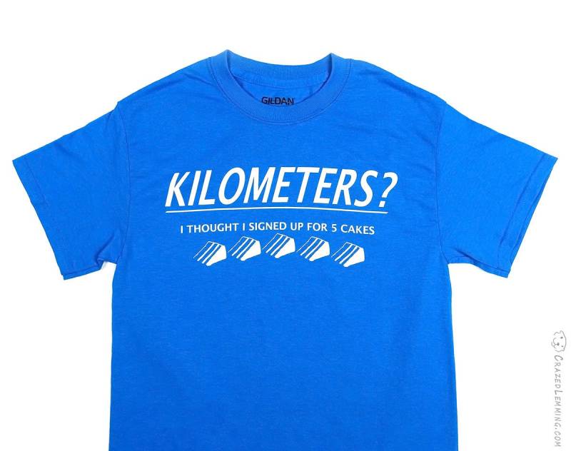 Kilometer? Ich Dachte, Ich Habe Mich Für 5 Kuchen Angemeldet 5K Laufshirt 2xl 3xl 4xl von CrazedLemming