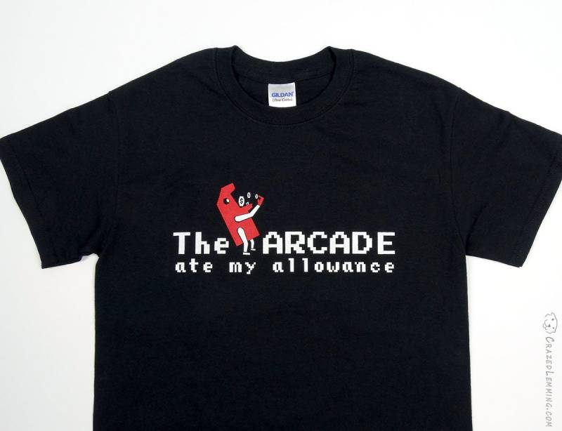 The Arcade Ate My Allowance Von Crazed Lemming von CrazedLemming