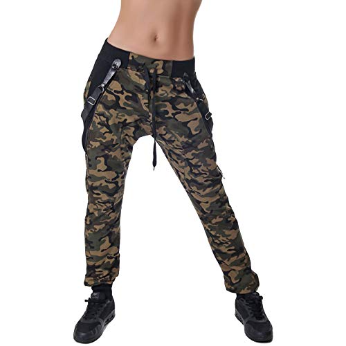 Crazy Age Camouflage |Baggyhose |Aladinhose |Tanzhose |Sporthose | Tarnhose | Newcomer (Woodland, XXXXL) von Crazy Age