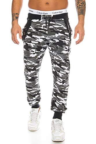 Crazy Age Camouflage Jogginghose Boyfriendhose Bagyyhose mit Hosentäger CA 1119 Cam (S, Metro (1118)) von Crazy Age