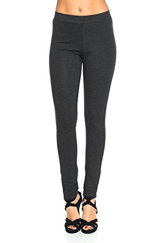 Crazy Age Jeggings Damenhosen mit Rundum Gummizug Basic Classic Jeggings A 26 (38, Anthrazit) von Crazy Age