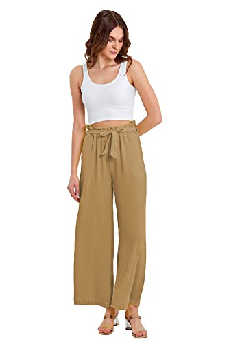 Strandhose Weich Bequem Loose Einfarbig Lässige Pumphose Yogahose Hose Wide Leg Freizeithose Schlupfhose von Crazy Age