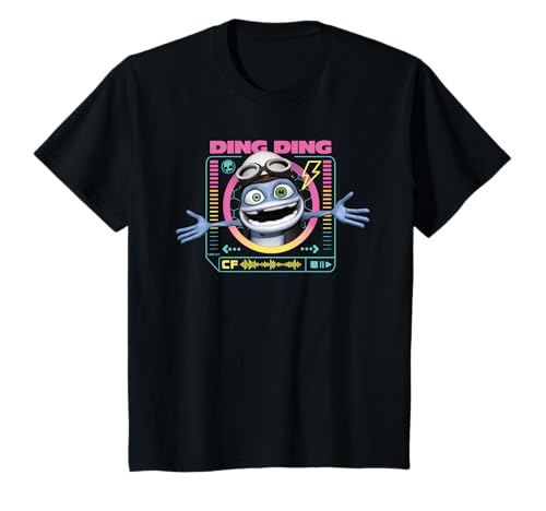 Kinder Crazy Frog Ding Ding Retro Musikspieler Kinder T-Shirt von Crazy Frog