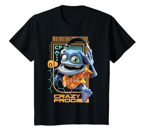 Kinder Crazy Frog Kopfhörer On Ring Ding Ding Kids T-Shirt von Crazy Frog