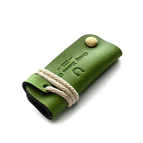 Crazy Horse Craft, Leder Schlüsselhalter, Alpine Green, Schlüsseletui, Schlüsselkoffer, Schlüsselanhänger, Key Holder Keychain Organizer Halter Crazy Horse Craft, Leder Schlüsselhalter, Alpine Green, Schlüsseletui, Schlüsselkoffer, Schlüsselanhänger, Key Holder Keychain Organizer Halter von Crazy Horse Craft