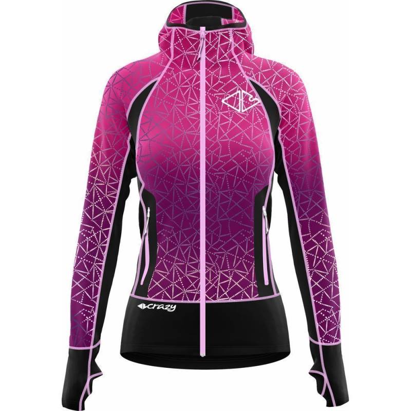 Crazy Idea Damen Pull Oxygen Midlayer light pop M von Crazy Idea