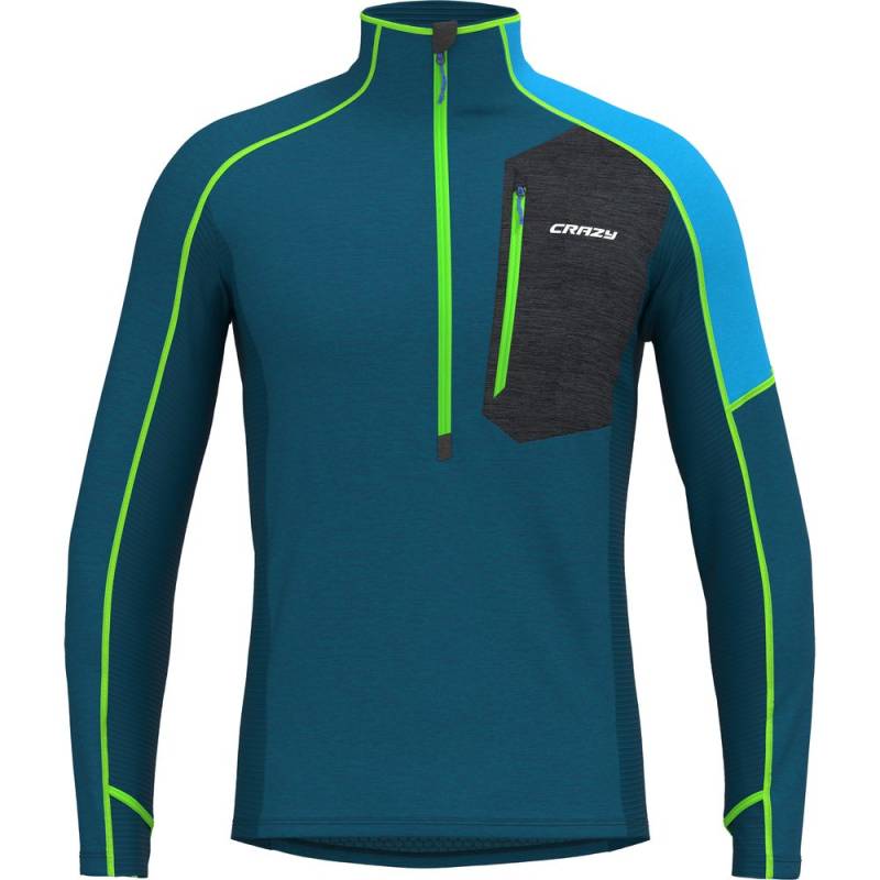 Crazy Idea Pull Ascent Herren Midlayer galaxy L von Crazy Idea