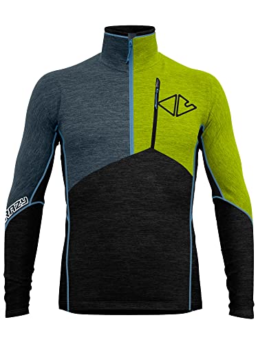 Crazy Idea Pull Flame Mid Layer Herren Fleece Pullover LIKEN XL von Crazy Idea