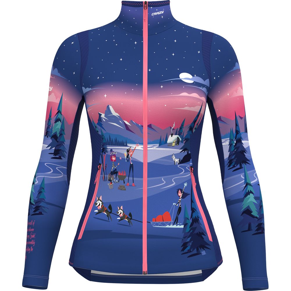Crazy Idea Pull Wonder Magic Damen Midlayer selfie M von Crazy Idea