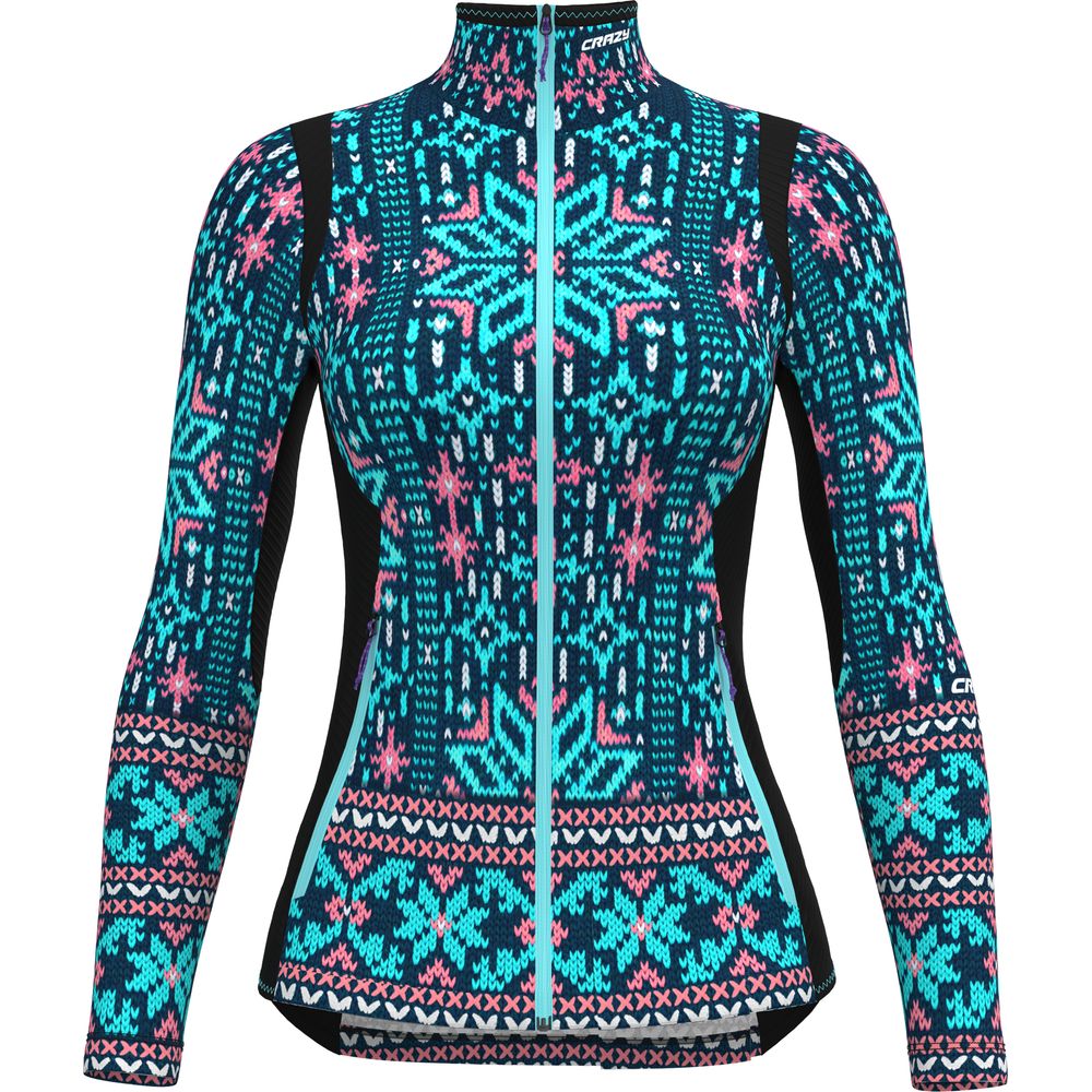 Crazy Idea Pull Wonder Magic Damen Midlayer snowflake M von Crazy Idea