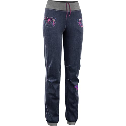 Crazy Idea W Pant Aria Light Blau - Bequeme stylische Damen Lifestyle-Hose, Größe S - Farbe Jeans von Crazy Idea