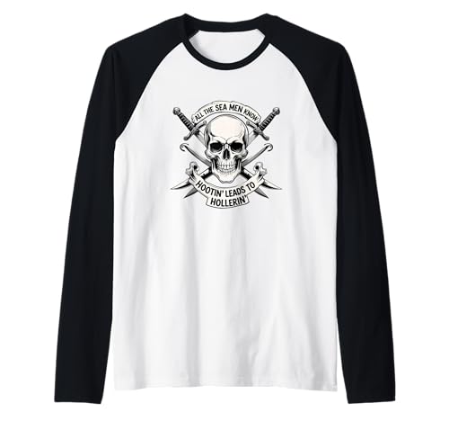 Parodie Funny Sea Men Know the Nautical Themed Hootin Geschenk Raglan von Crazy Sid's Waterwear Apparel and Design