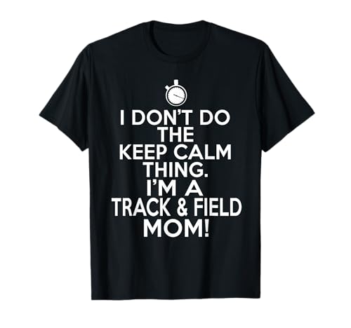 Laute Spur Mama - Ich halte nicht ruhig Leichtathletik Mama T-Shirt Laute Spur Mama - Ich halte nicht ruhig Leichtathletik Mama T-Shirt von Crazy Track Parent Apparel