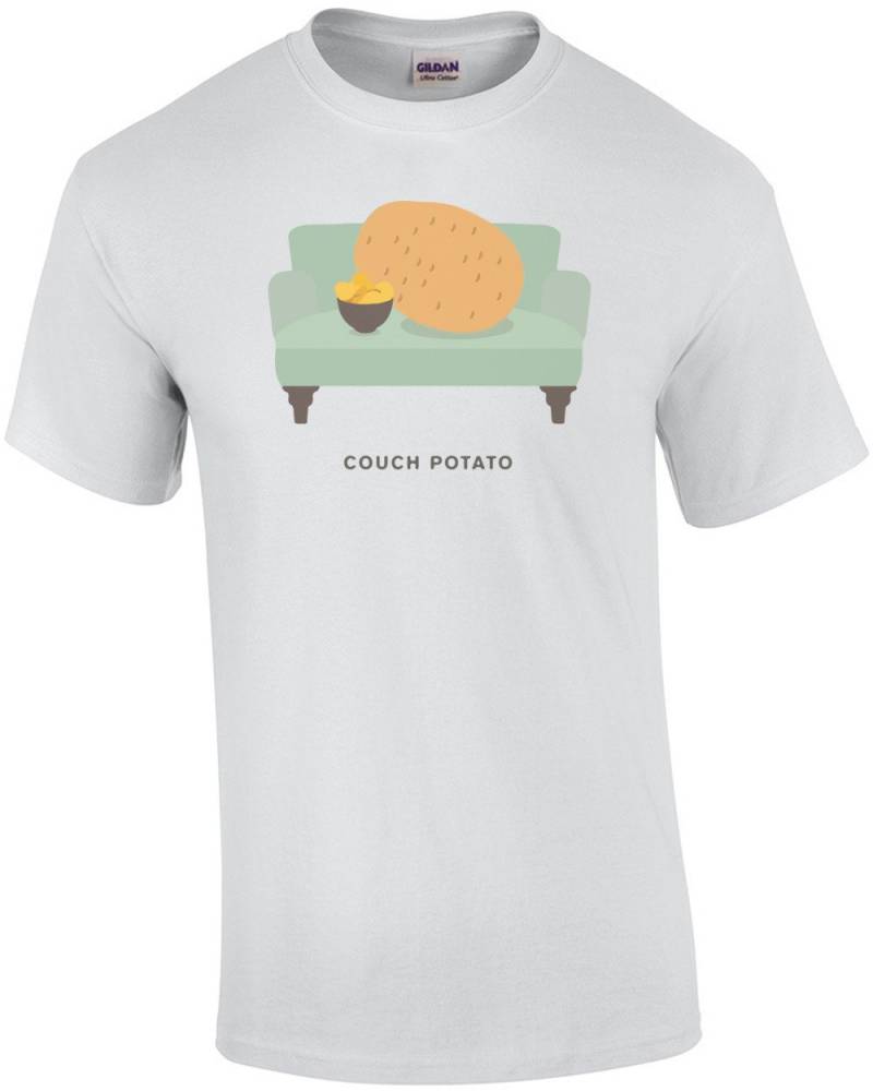 Couch-Potato Wortspiel T-Shirt von CrazyAwesomeTees