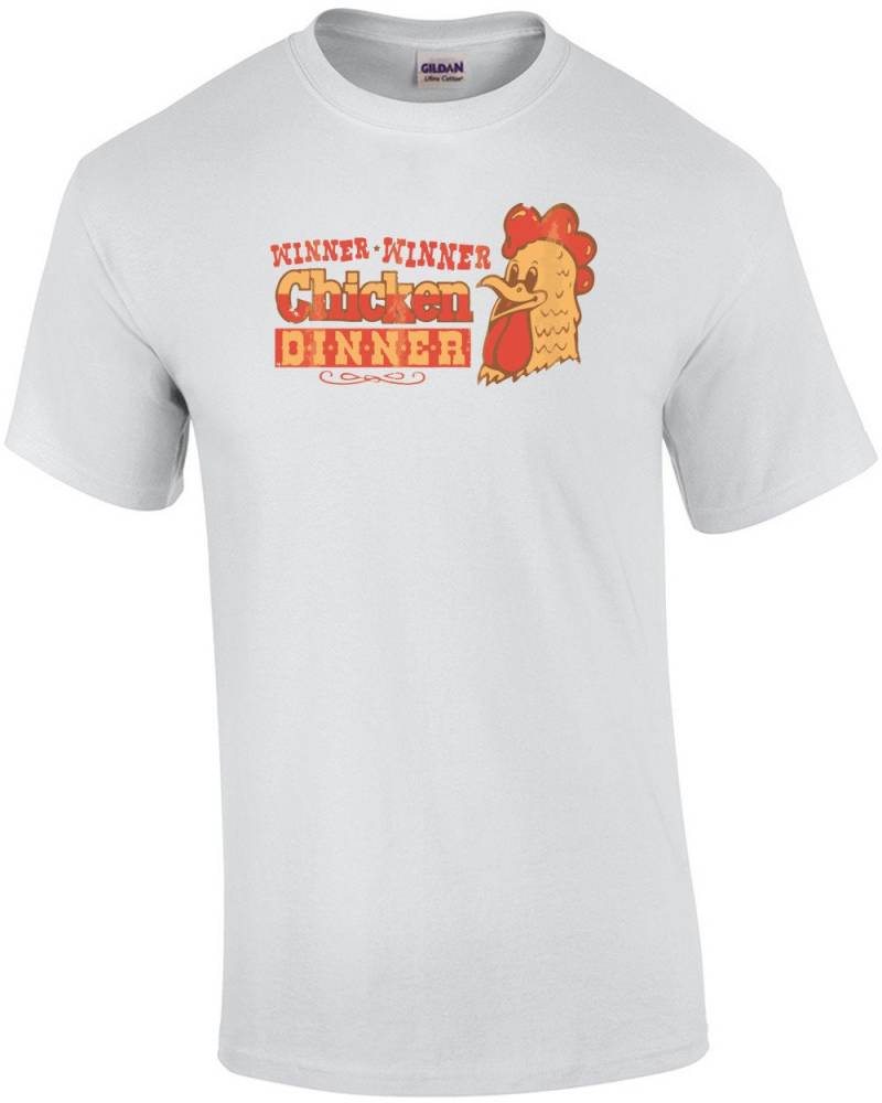 Gewinner Winner Chicken Dinner - Poker T-Shirt von CrazyAwesomeTees