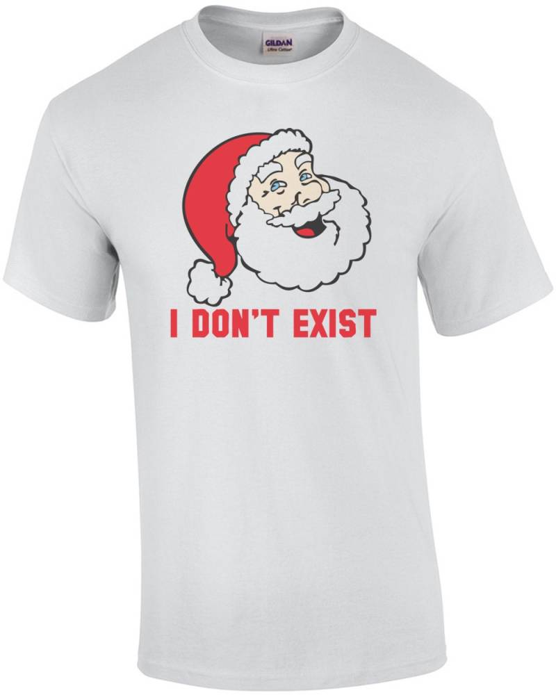 Ich Existiere Nicht Santa Shirt von CrazyAwesomeTees