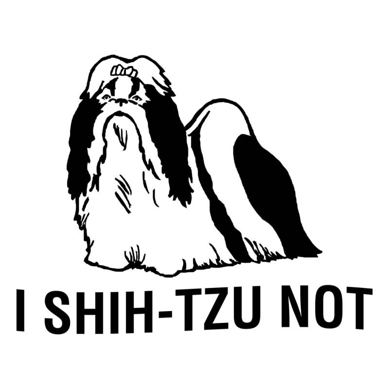 Ich Shih-Tzu Nicht Funny Dog T-Shirt von CrazyAwesomeTees