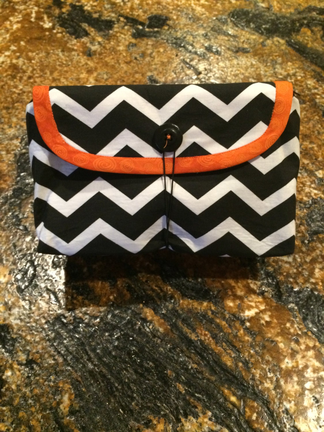 Make-Up Tasche/Kosmetiktasche Mit Pinselrolle Make-Up Tasche/Kosmetiktasche Mit Pinselrolle von CrazyDaisySewing