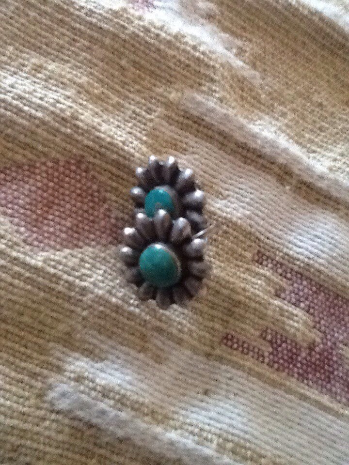 Fred Harvey Ära Kinder Ohrringe von CrazyMuleAntiques