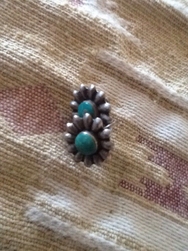 Fred Harvey Ära Kinder Ohrringe von CrazyMuleAntiques