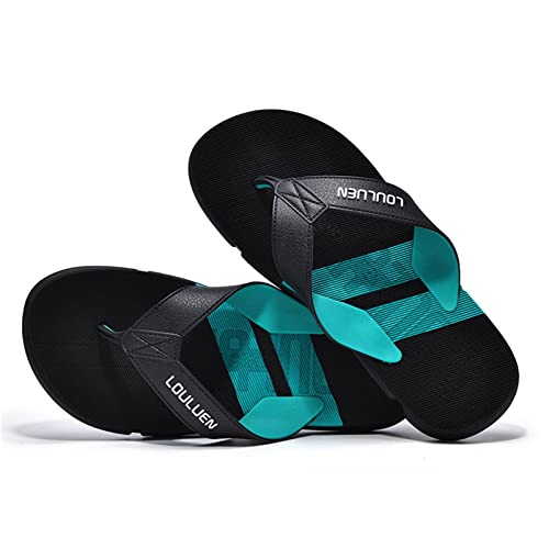 Herren Flip-Flops Sommer Bequeme Sandalen, grün, 42.5 EU von Crazynekos