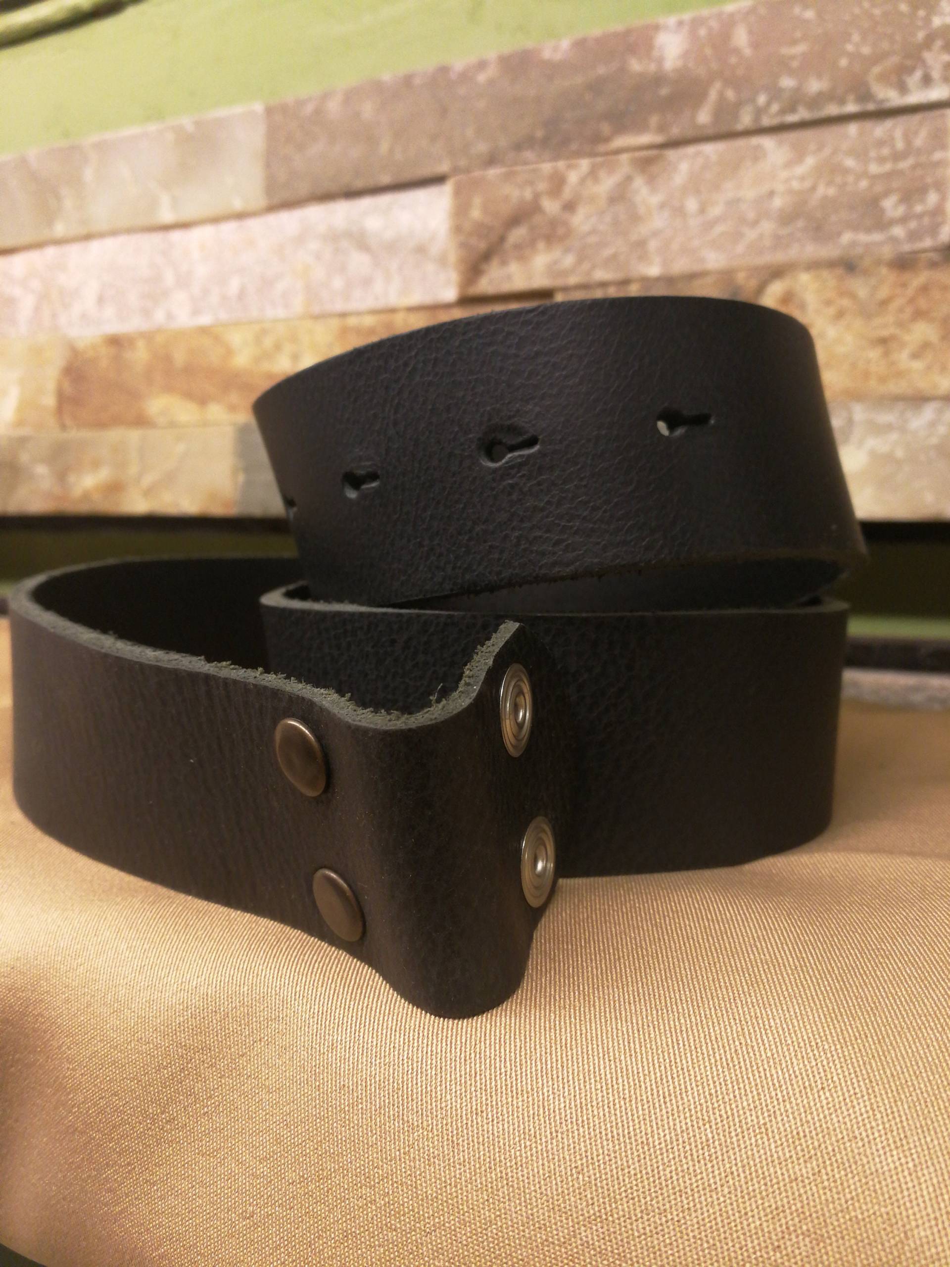 Leder Gürtel Für Wechselschnalle in Braun Oder Schwarz von Crazyschmuck