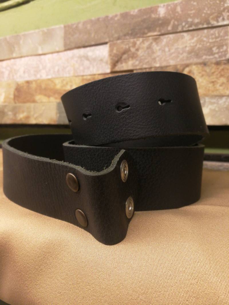 Leder Gürtel Für Wechselschnalle in Braun Oder Schwarz von Crazyschmuck