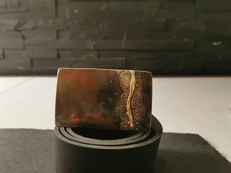 Unikat Handgearbeitet, Gürtelschnalle Für Wechselgürtel Immer Etwas Anders von Crazyschmuck