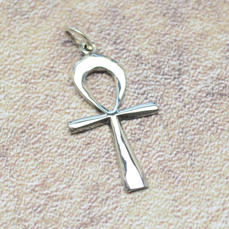 Ankh Henkelkreuz 925 Silber Amulett von Crazysteelhouse