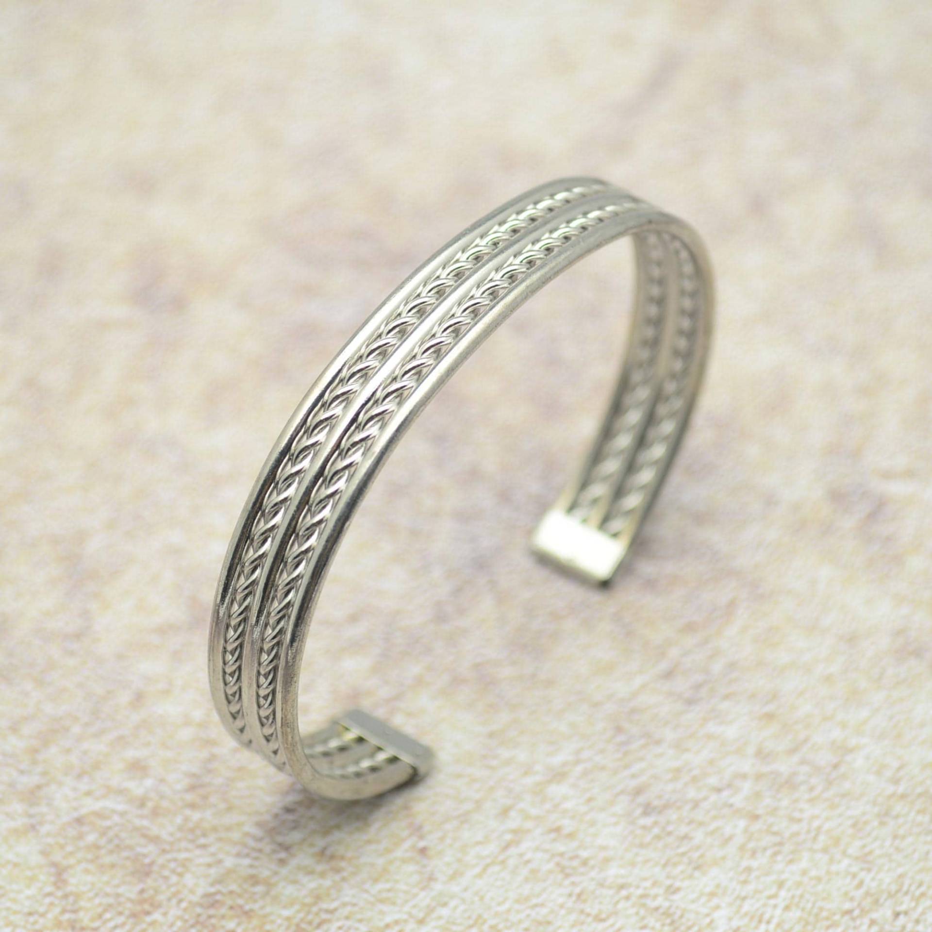 Armspange Armreif Edelstahl B Ware von Crazysteelhouse