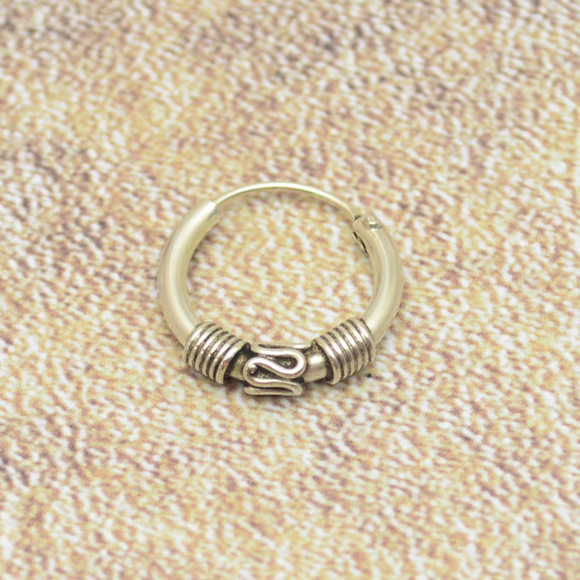 Creole 925 Silber 15 Mm 1 Stück Celtic Keltisch Creolen Sterlingsilber von Crazysteelhouse