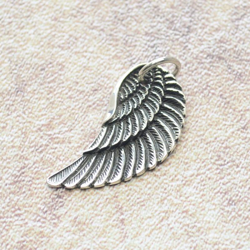 Flügel Anhänger 925 Silber Engelsflügel von Crazysteelhouse