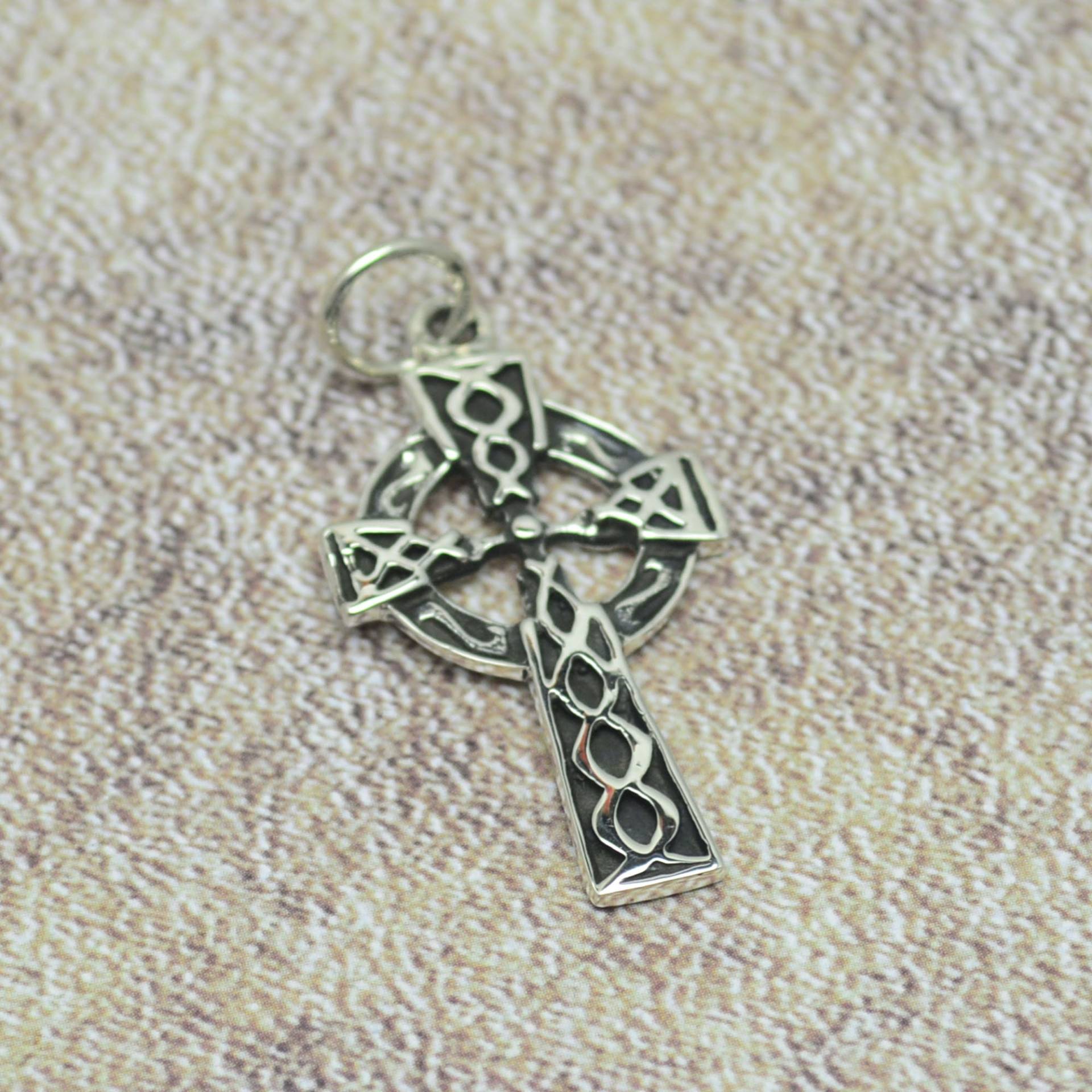 Kelten Kreuz 925 Silber Anhänger Celtic Keltisch Wikinger Viking von Crazysteelhouse