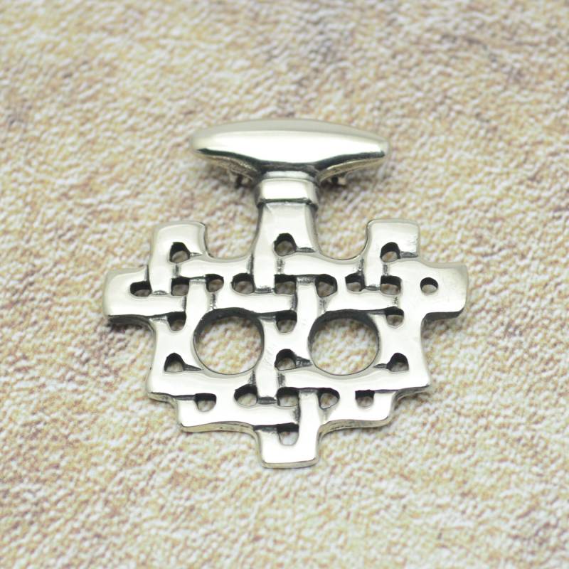 Mjölnir Thor Hammer 925 Silber Wikingerschmuck Thorshammer von Crazysteelhouse