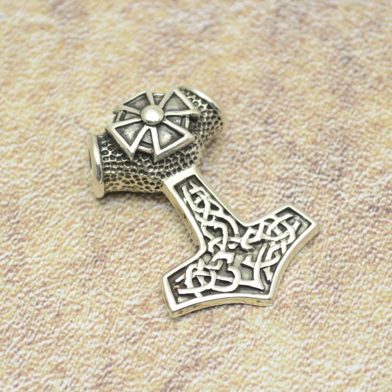 Thors Hammer 925 Silber Mjölnir Thor Odin Wotan von Crazysteelhouse