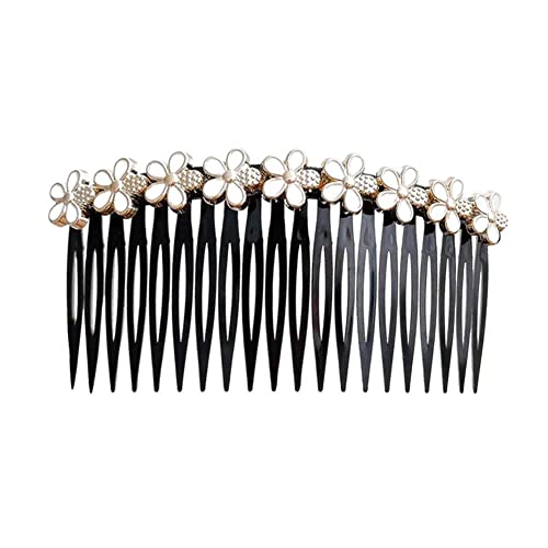 Mode Frauen Haarnadeln Strass Perle Haar Clip Klauen Haar Reihe Gabel Haar Haarspangen Kamm Haar M Perle Zubehör U0H4 Brötchen Kamm von Crazyview