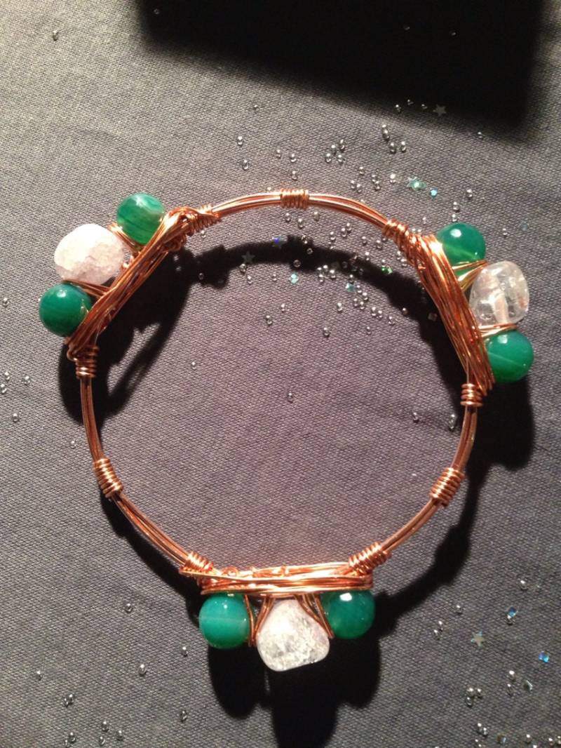 Kupfer Quarz Armreif Schönheit Kupfer Quarz Armreif Schönheit von Cre8vMama