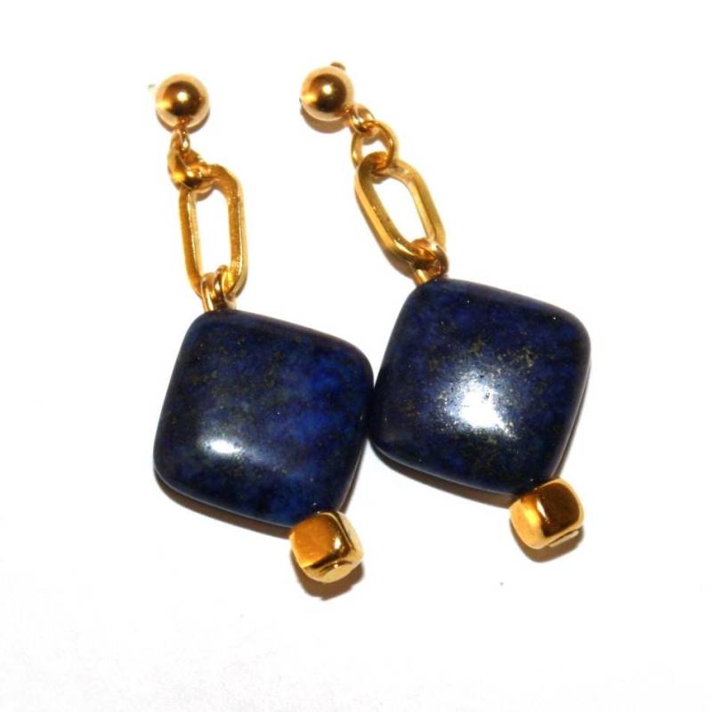 Ohrringe, Ohrringe Lapis Lazuli, Hängeohrringe Lazuli Gold Ohrringe, Ohrringe Lapis Lazuli, Hängeohrringe Lazuli Gold von CreARTion