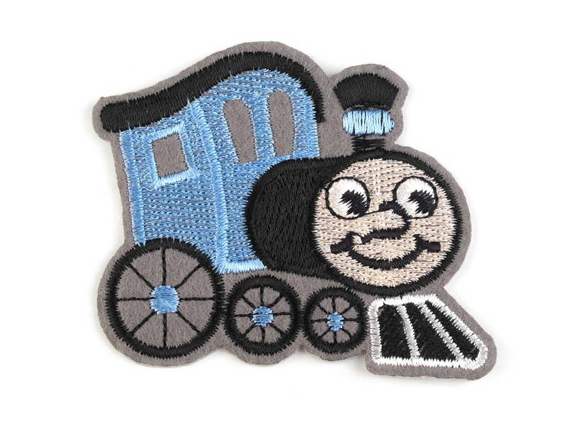 1 Applikation Süße Lokomotive Zum Aufbügeln Oder Aufnähen von CreAnnetteDesign