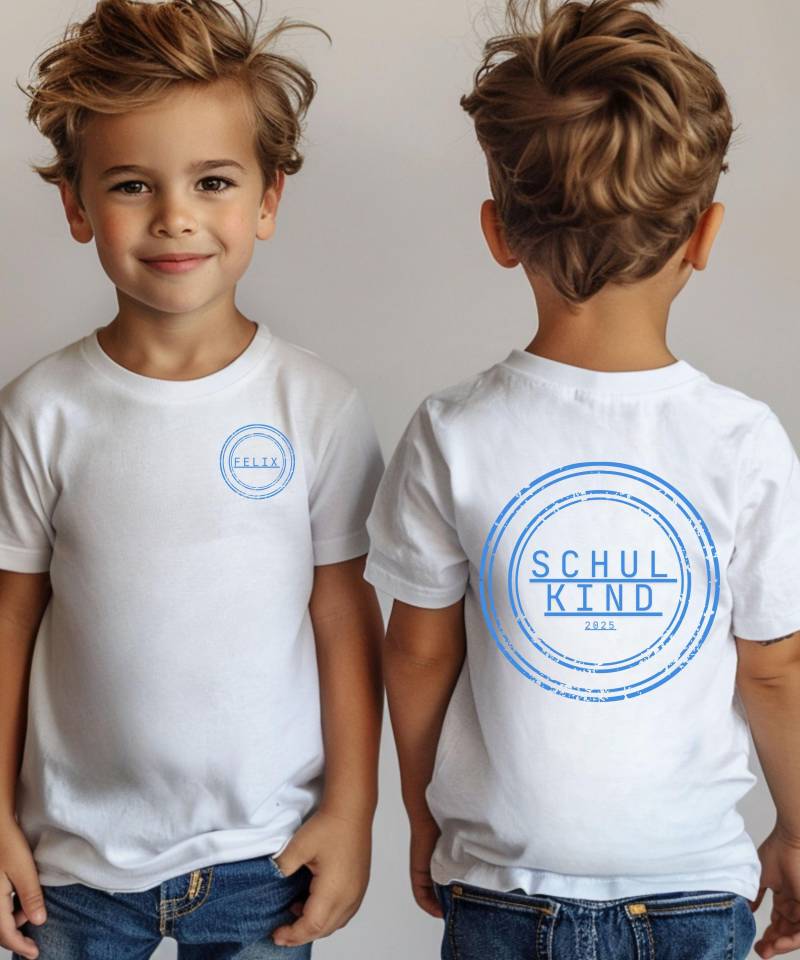 Erstklässler T-Shirt Personalisierte T-Shirt Für Kinder. Schulanfang 2025. Schulkind 2025 Shirt Mit Name. Geschenk Zur Einschulung von CreArtbyMelanie