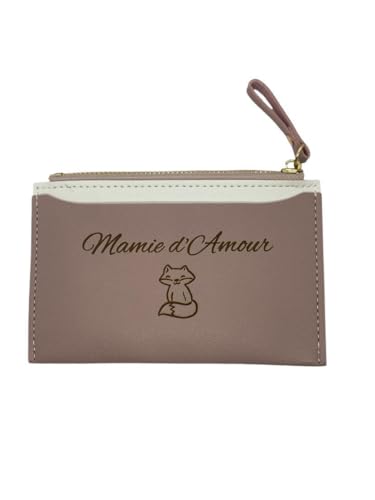 Kartenhalter für Damen, aus Kunstleder, Oma Amour', 3 Kartenfächer, 1 Geldscheinfach, 13,5 x 9 cm, Geschenkidee für Damen, Großmutter, Oma, Opa, Opa, Geschenk zum Geburtstag, Party, Weihnachten, Kartenhalter für Damen, aus Kunstleder, Oma Amour', 3 Kartenfächer, 1 Geldscheinfach, 13,5 x 9 cm, Geschenkidee für Damen, Großmutter, Oma, Opa, Opa, Geschenk zum Geburtstag, Party, Weihnachten, von Créa03