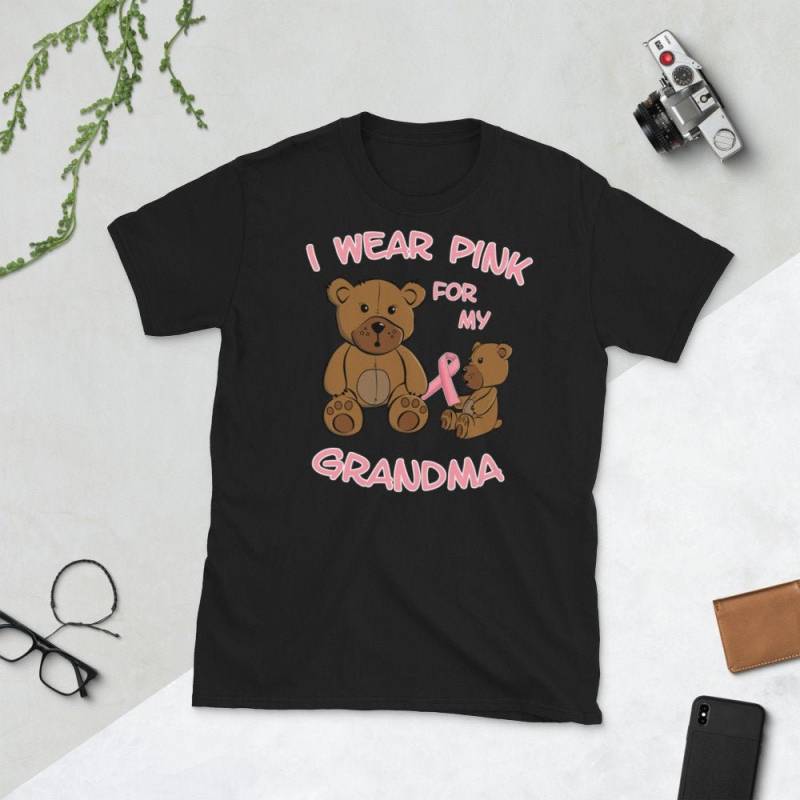Ich Trage Rosa Für Meine Oma Shirt - Brustkrebs Krieger Überlebende von CreaTeeVityCO