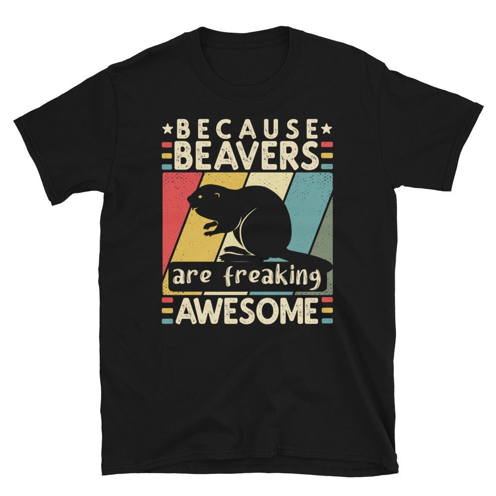 Biber T Shirt, Lustiges Tier Niedliches T-Shirt, Shirt von CreaTeeveCustom