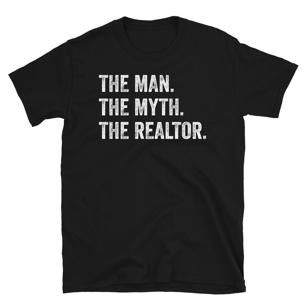 Makler T-Shirt, Makler-Shirt, Der Mann Mythos, Makler-T-Shirt, Realtor-T-Shirt Für Männer, Männer von CreaTeeveCustom