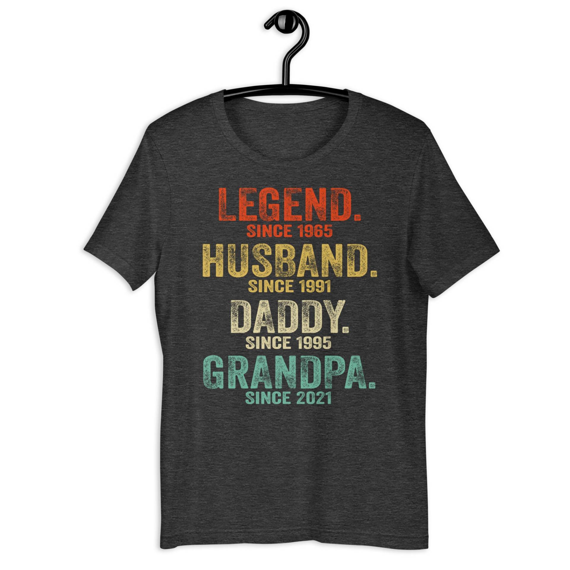 Legend Husband Papa Personalisiertes Tshirt, T-Shirt, Personalisierte Geschenke Für Opa Unisex T-Shirt von CreaTeeveCustom