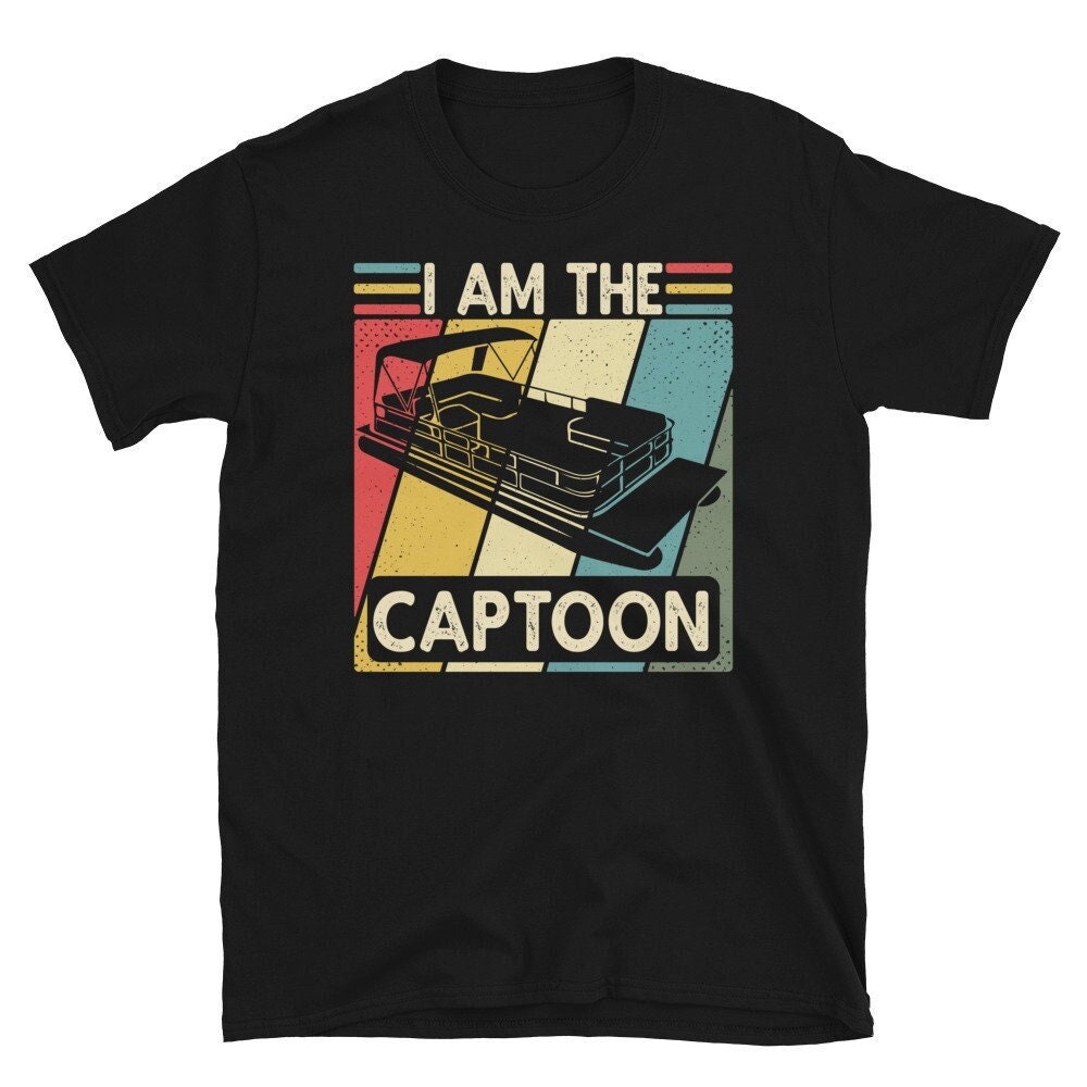 Pontoon Captain Shirt, Boot, Lustiges Kapitänshirt, I Am The Captoon von CreaTeeveCustom