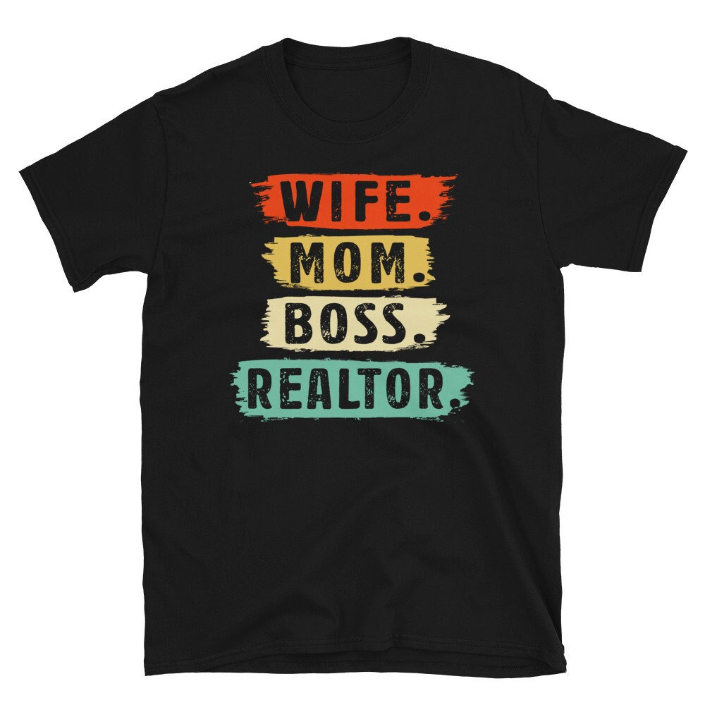 Realtor T Shirt, Real Estate Frau Mama Realtor, Geschenk Für Maklerin, Vintage Frauen Closing von CreaTeeveCustom
